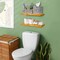 Sorbus Wood Floating Shelves for Wall - 16” Solid Wood Wall Shelves for Bathroom Decor, Books, Bedroom & Living Room - Set of 2 Black Wall Mounted Kitchen Shelves - Durable 100% Premium Solid Pine